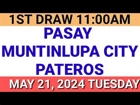 stl muntinlupa|STL Pasay, Muntinlupa at Pateros sa PTV .